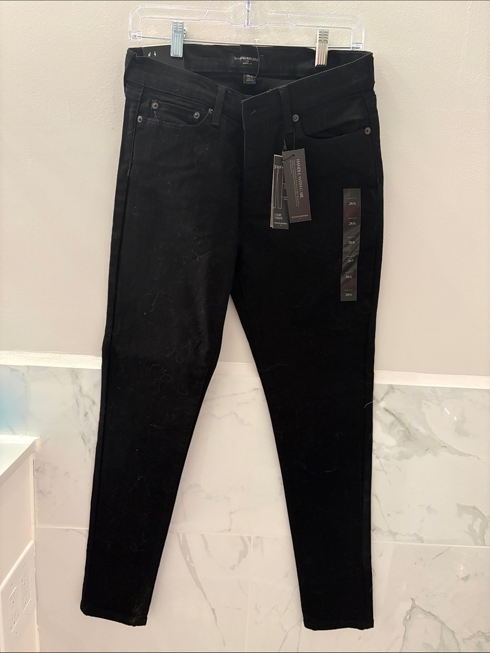 Banana Republic Black Skinny Jeans - Stretch Fit